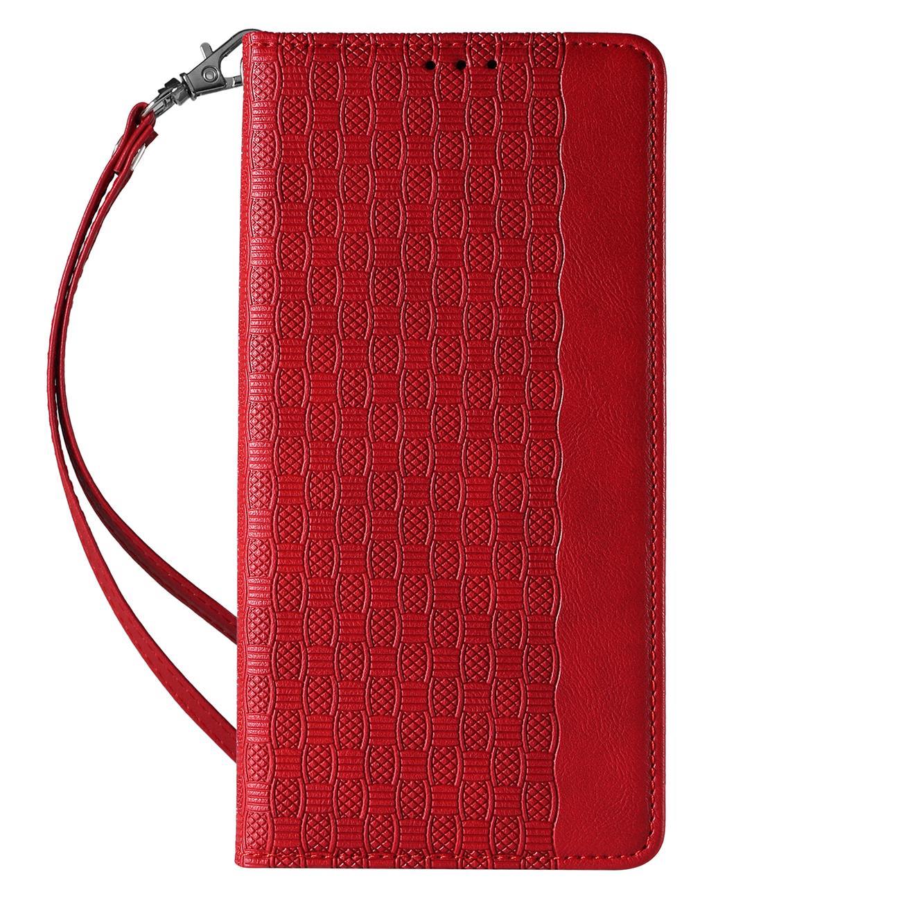 Pokrowiec etui z klapk Magnet Strap czerwone APPLE iPhone 12 Pro / 4
