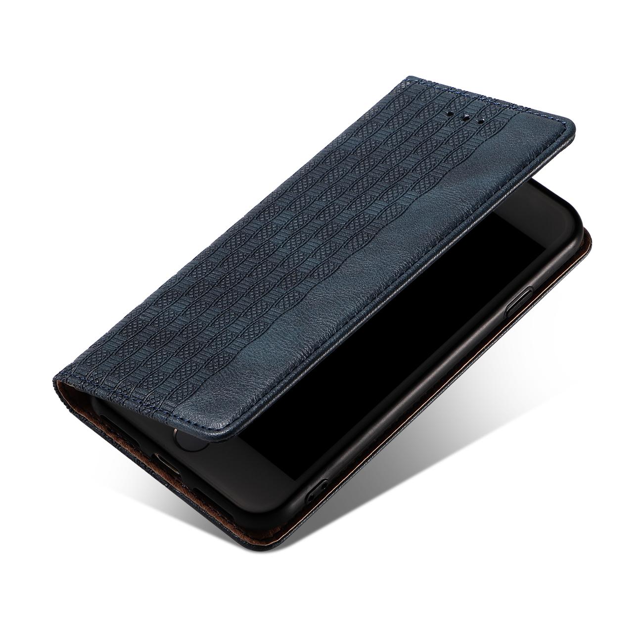 Pokrowiec etui z klapk Magnet Strap niebieskie APPLE iPhone SE 2020 / 10