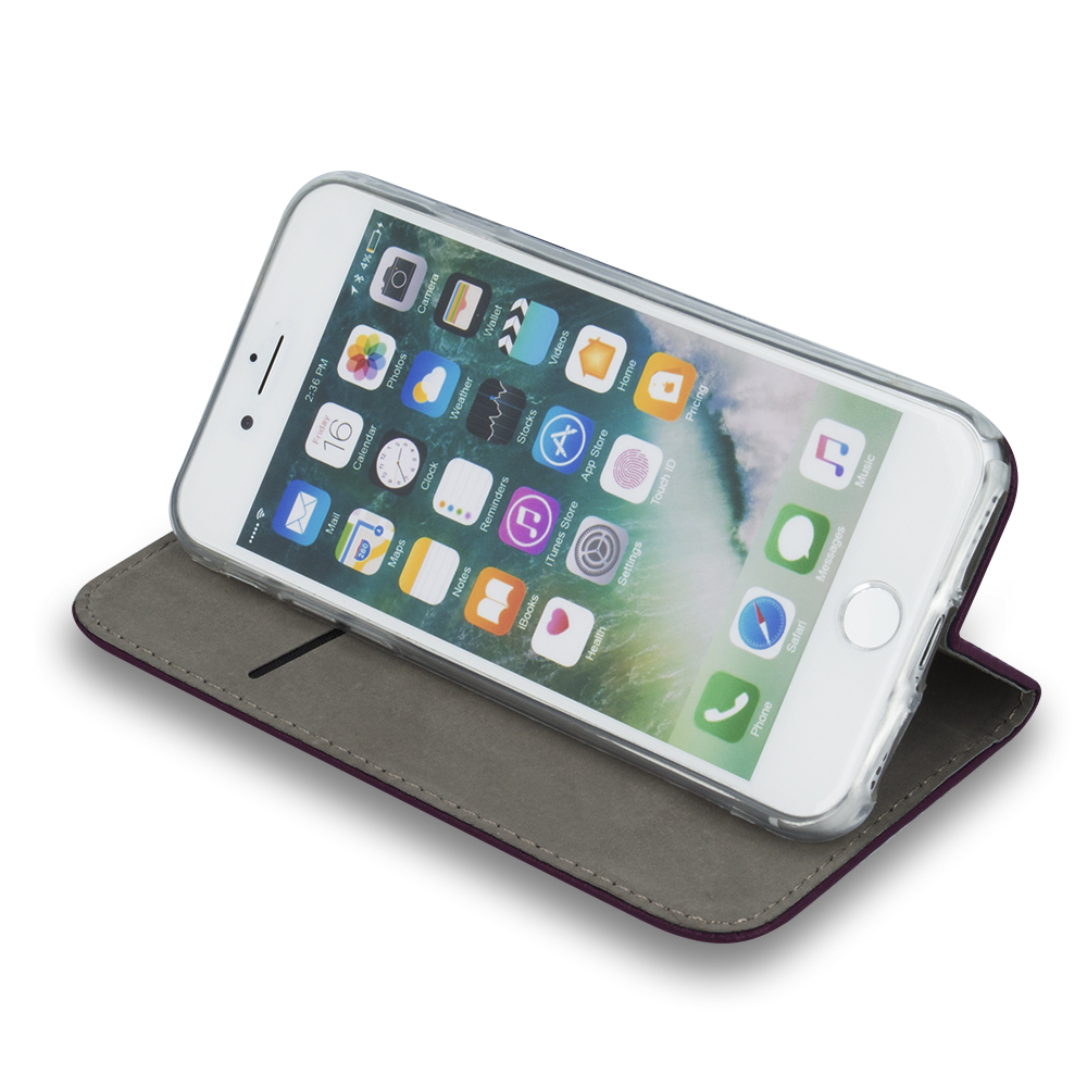 Pokrowiec etui z klapk Magnetic Book burgundowe APPLE iPhone 11 Pro Max / 4