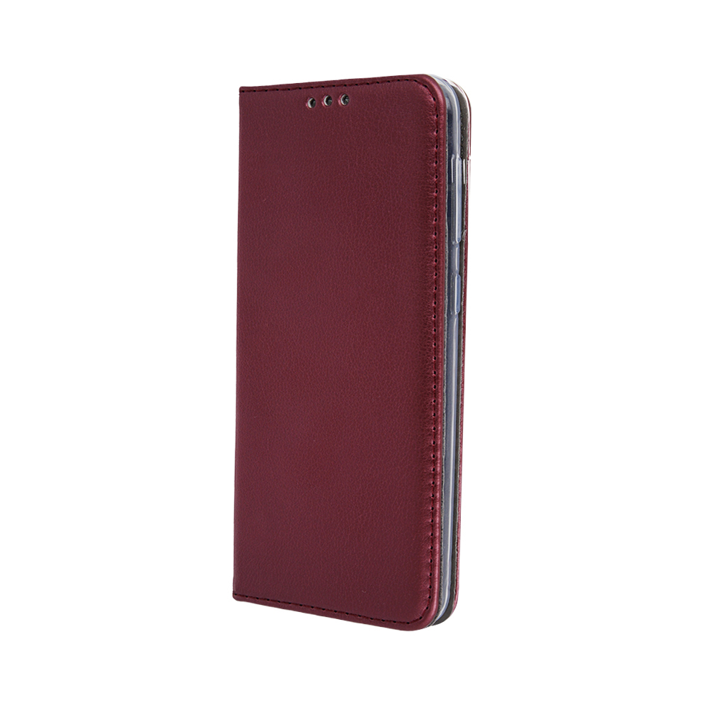 Pokrowiec etui z klapk Magnetic Book burgundowe Honor 90 Lite