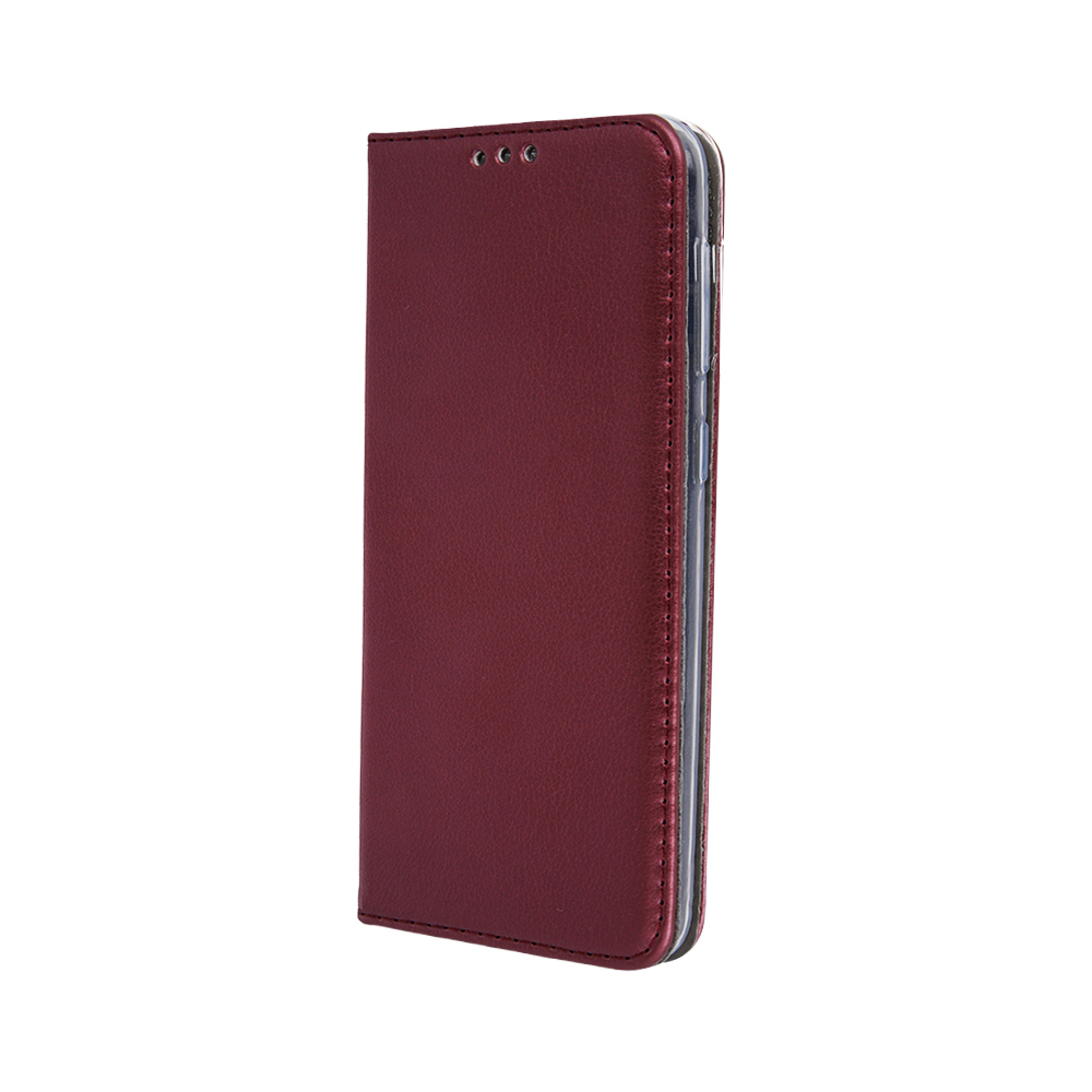 Pokrowiec etui z klapk Magnetic Book burgundowe Xiaomi Redmi 9AT / 2