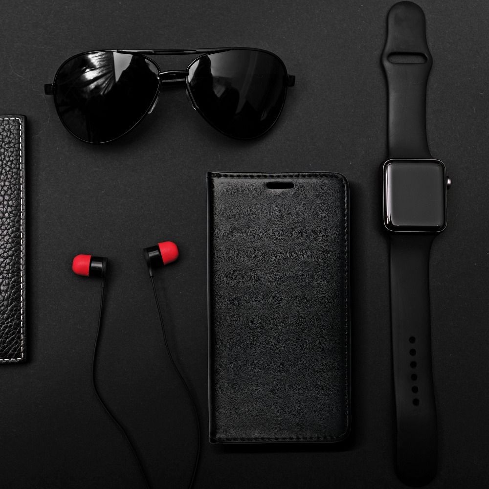 Pokrowiec etui z klapk Magnetic Book czarne Xiaomi Redmi Note 11 Pro / 4