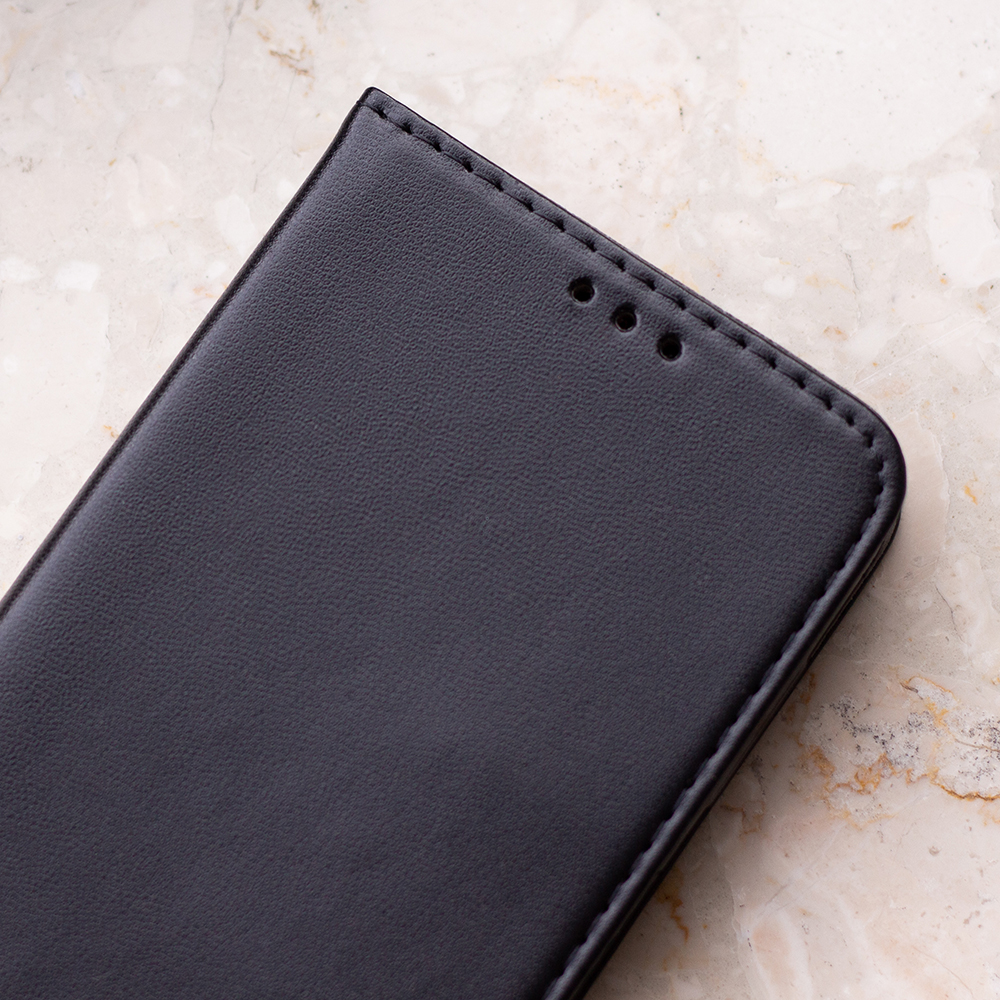 Pokrowiec etui z klapk Magnetic Book czarne Xiaomi Redmi Note 13 5G / 6