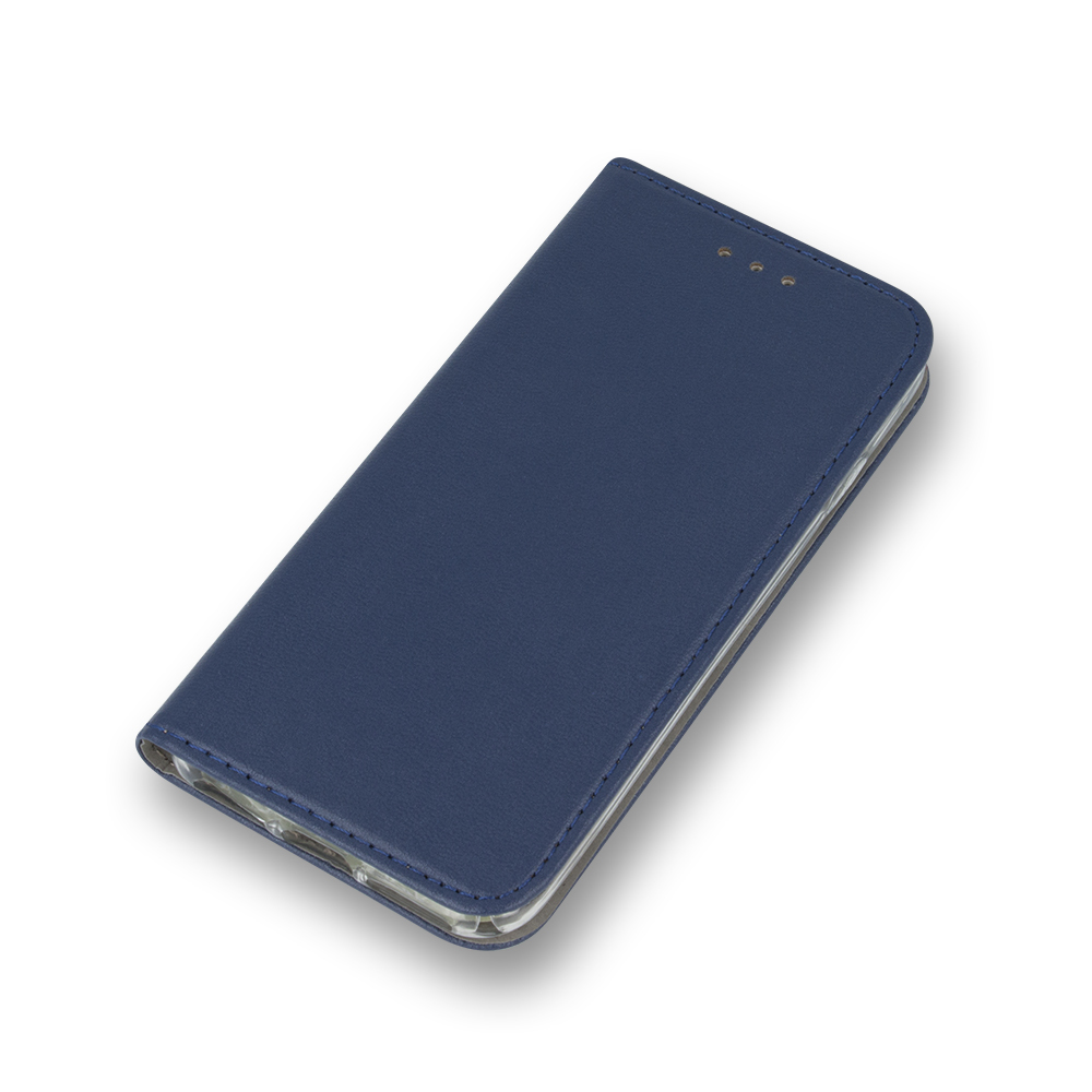 Pokrowiec etui z klapk Magnetic Book granatowe APPLE iPhone 15 Pro / 6