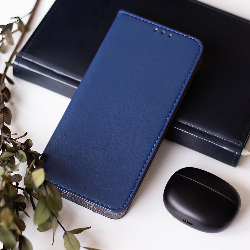Pokrowiec etui z klapką Magnetic Book granatowe APPLE iPhone 16 Pro Max / 8