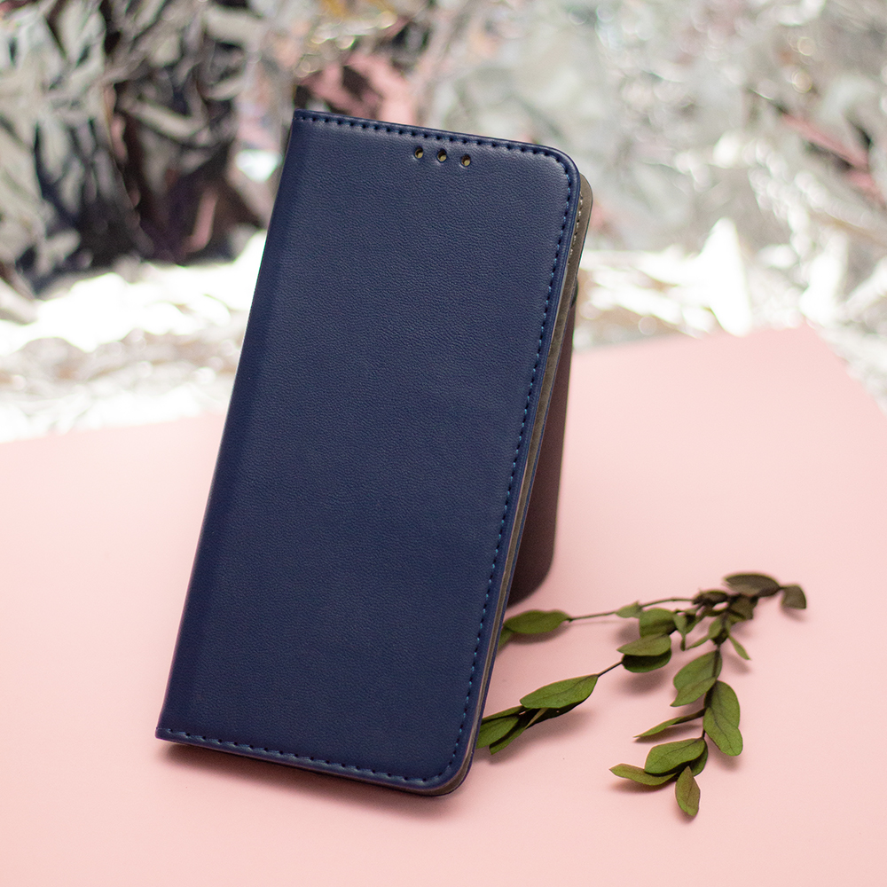 Pokrowiec etui z klapką Magnetic Book granatowe APPLE iPhone 16 Pro Max / 9