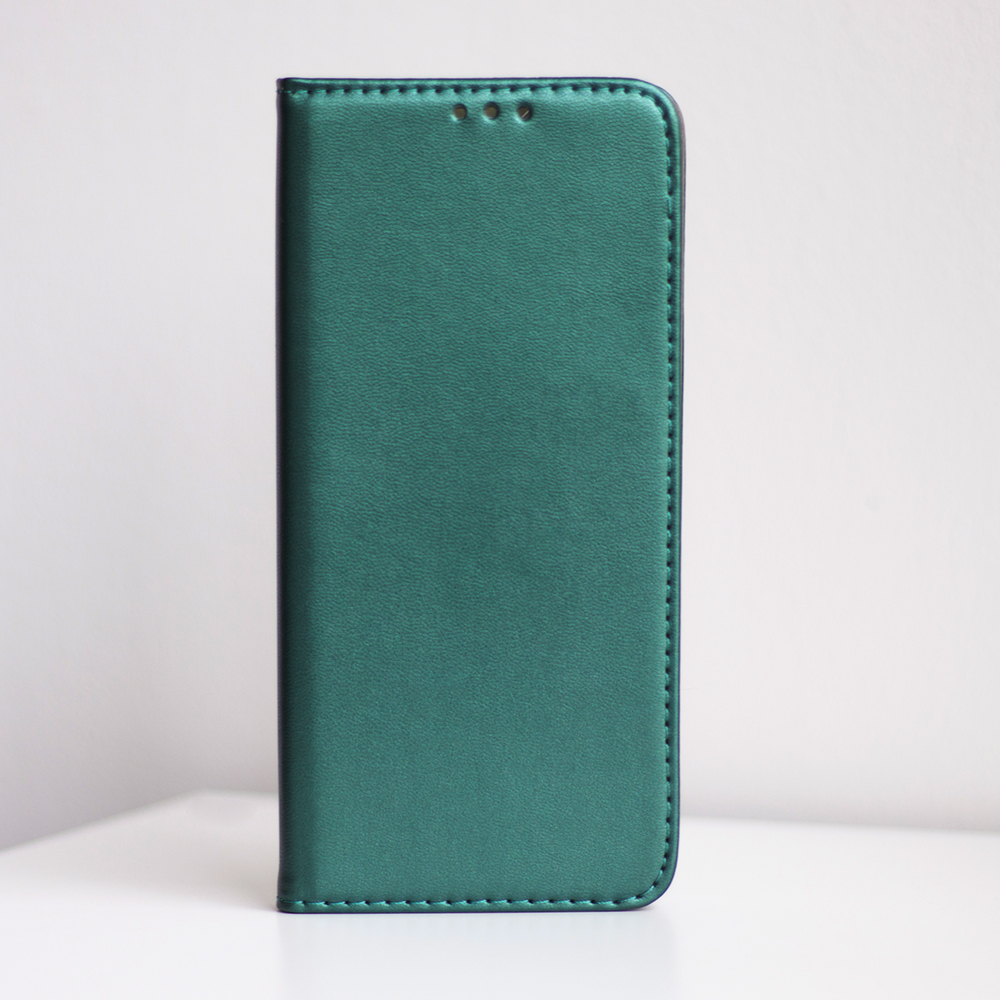 Pokrowiec etui z klapk Magnetic Book zielone Oppo A60 / 12