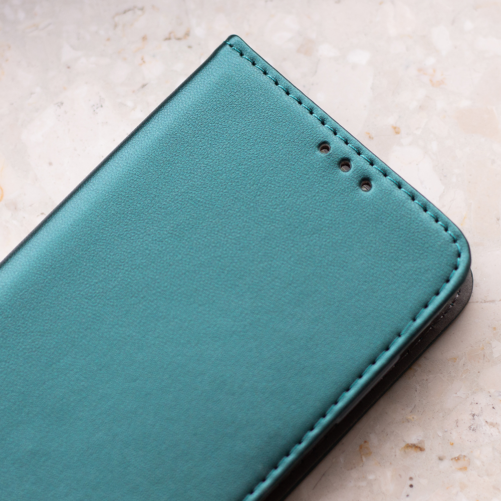 Pokrowiec etui z klapk Magnetic Book zielone Xiaomi Redmi Note 12 4G / 6