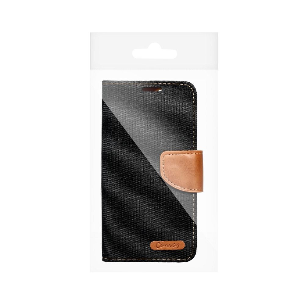 Pokrowiec etui z klapk na magnes Canvas Book czarne APPLE iPhone 11 Pro Max / 9