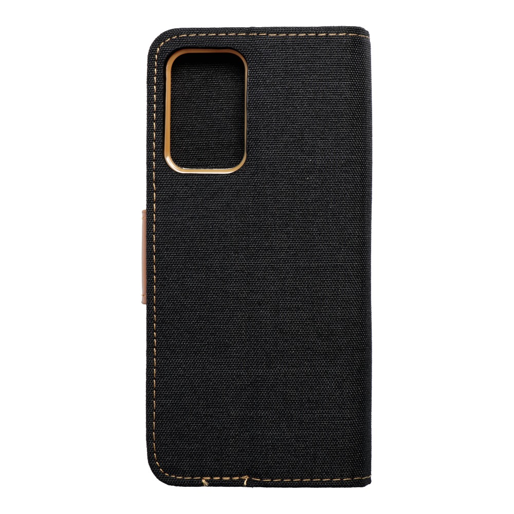 Pokrowiec etui z klapk na magnes Canvas Book czarne SAMSUNG Galaxy A52 4G