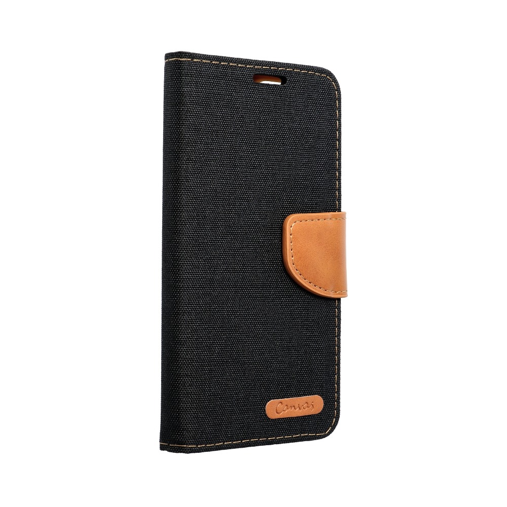 Pokrowiec etui z klapk na magnes Canvas Book czarne SAMSUNG Galaxy A53 5G