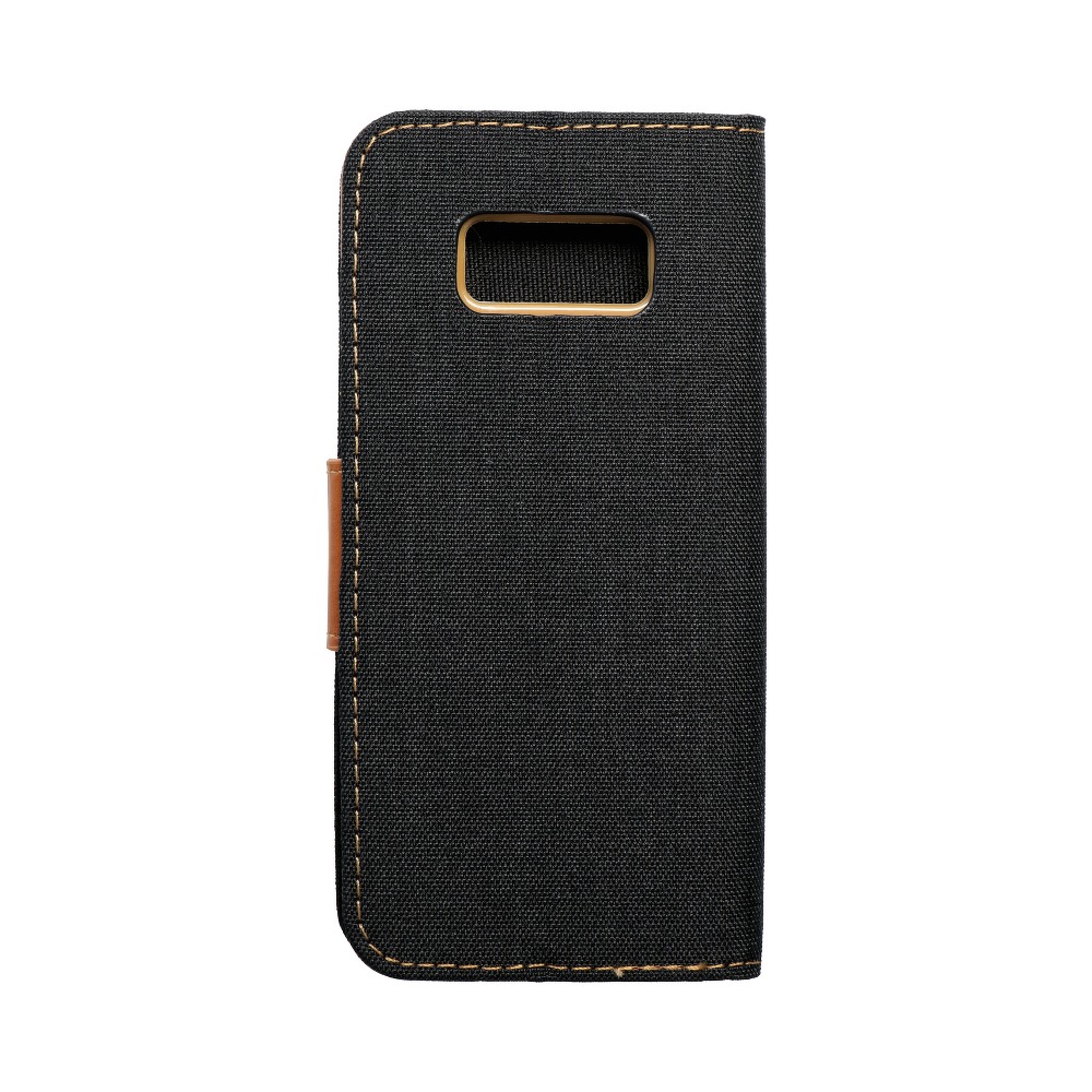 Pokrowiec etui z klapk na magnes Canvas Book czarne SAMSUNG Galaxy S8+ / 2