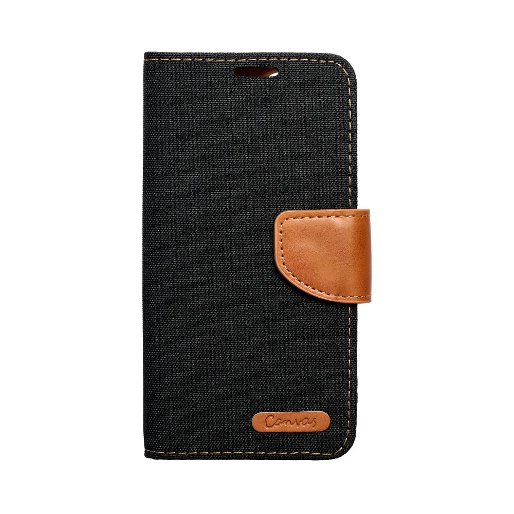 Pokrowiec etui z klapk na magnes Canvas Book czarne Xiaomi Redmi 10C / 3