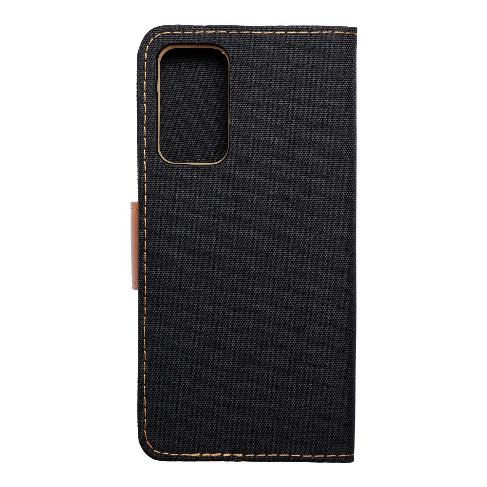 Pokrowiec etui z klapk na magnes Canvas Book czarne Xiaomi Redmi Note 11T 5G / 2