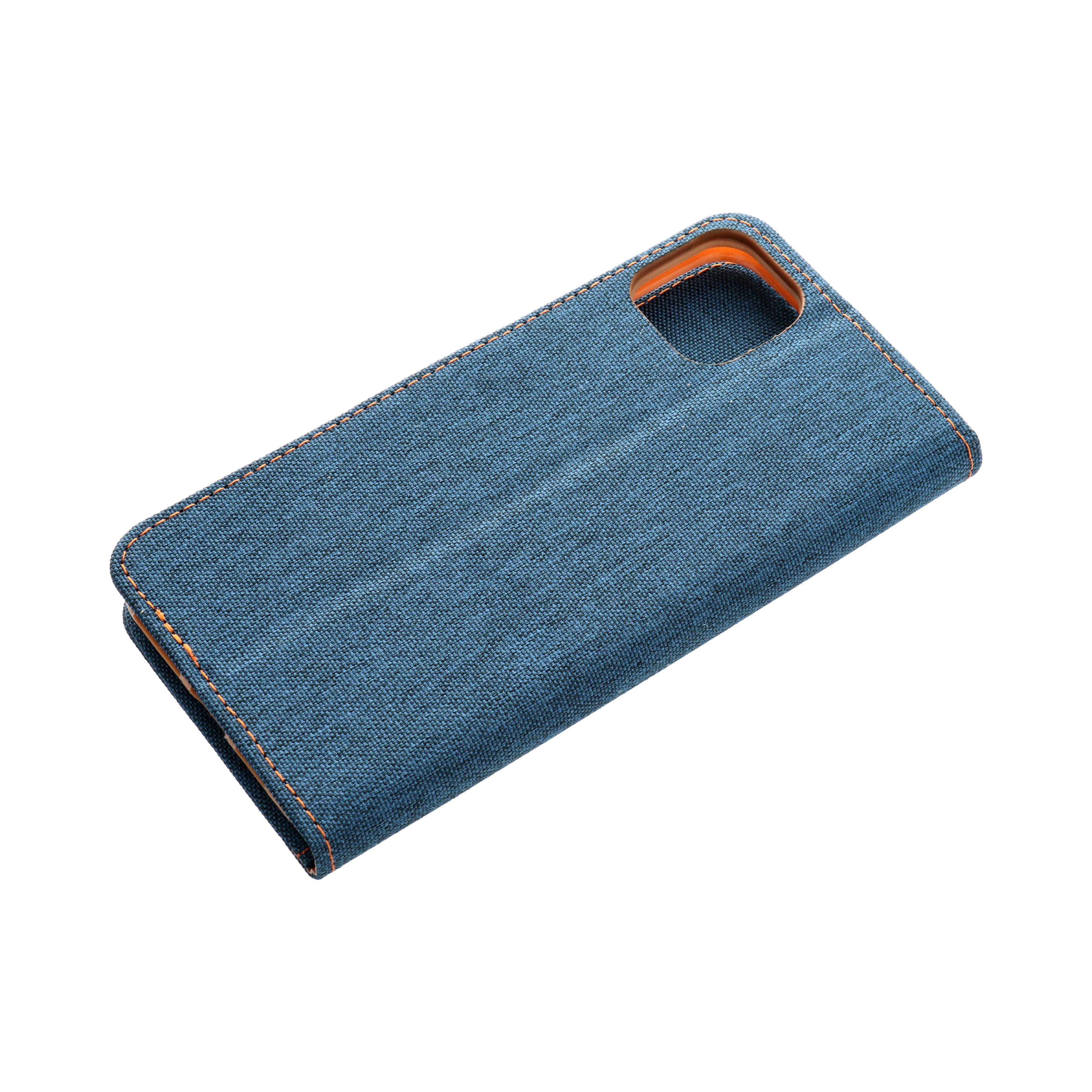 Pokrowiec etui z klapk na magnes Canvas Book granatowe Xiaomi Redmi Note 12 4G / 11