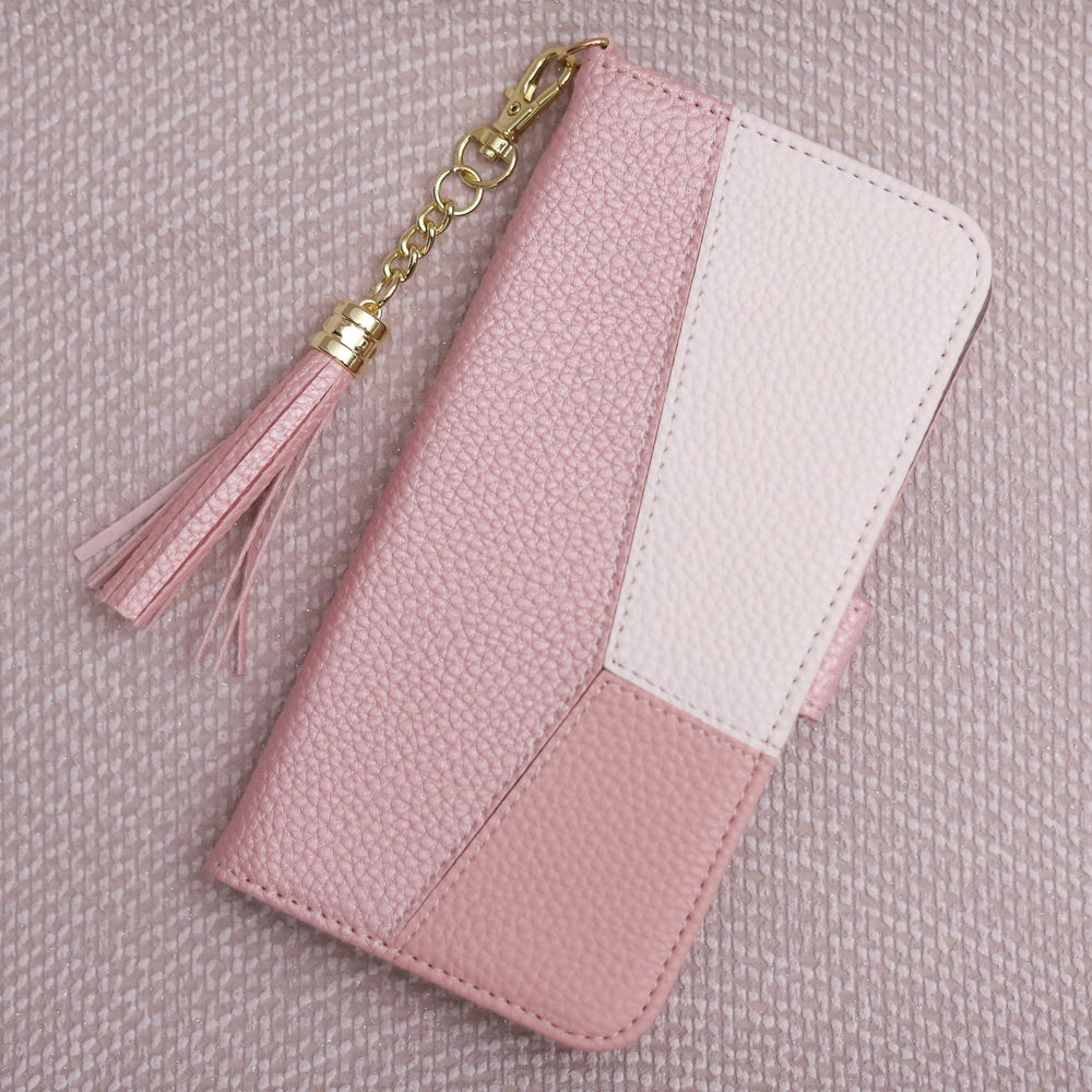 Pokrowiec etui z klapk na magnes Charms rowe Oppo A16s / 6