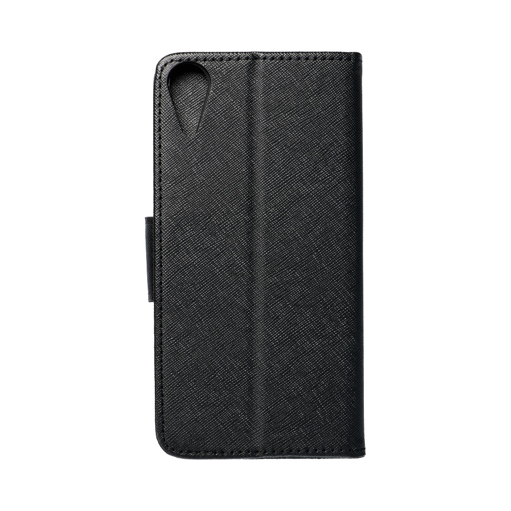 Pokrowiec etui z klapk na magnes Fancy Case czarne HTC Desire 825