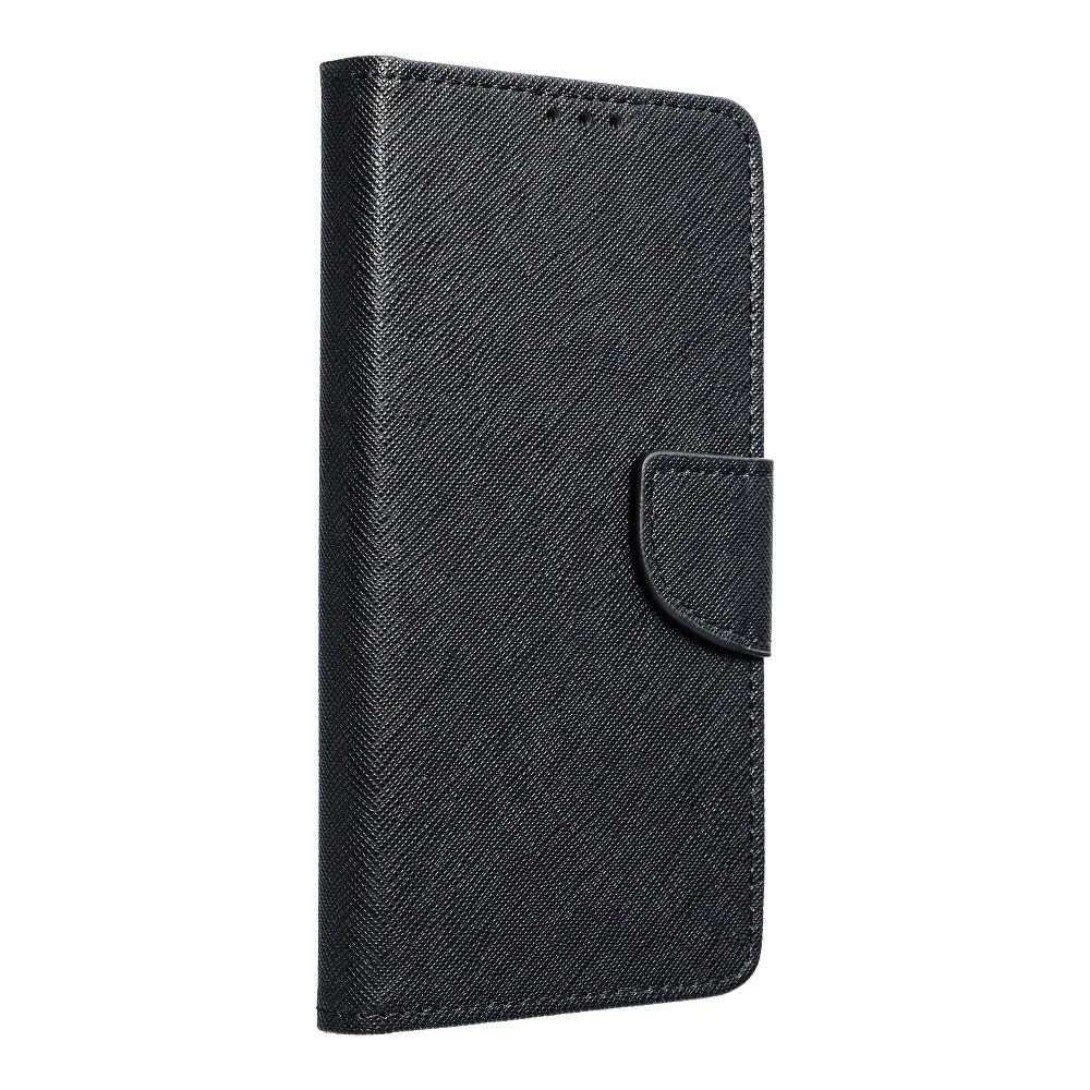Pokrowiec etui z klapk na magnes Fancy Case czarne NOKIA Lumia 525 / 2