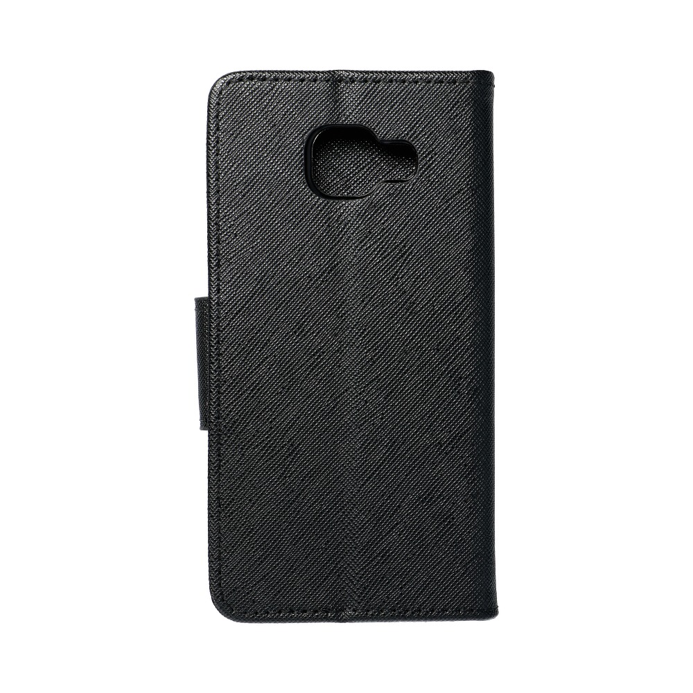 Pokrowiec etui z klapk na magnes Fancy Case czarne SAMSUNG Galaxy A3 (2016)