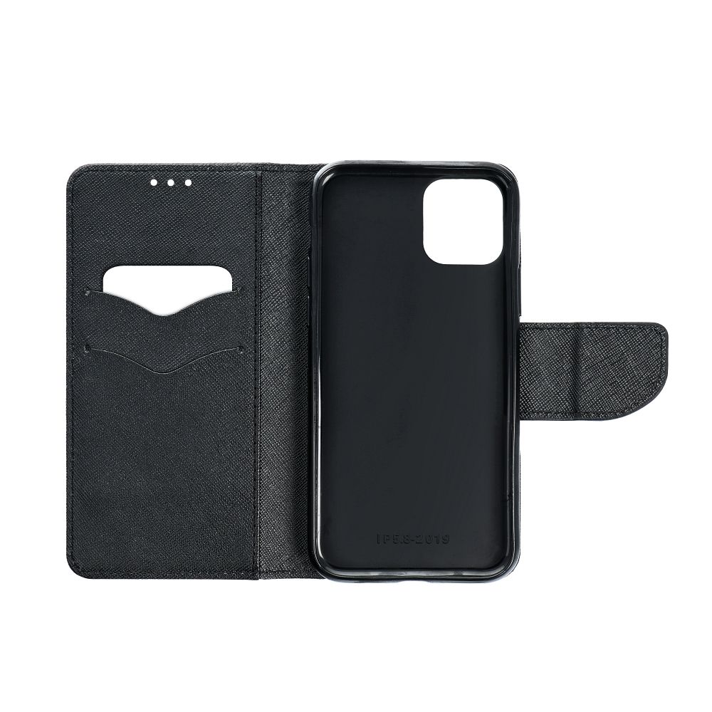 Pokrowiec etui z klapk na magnes Fancy Case czarne Xiaomi 12 Lite / 6