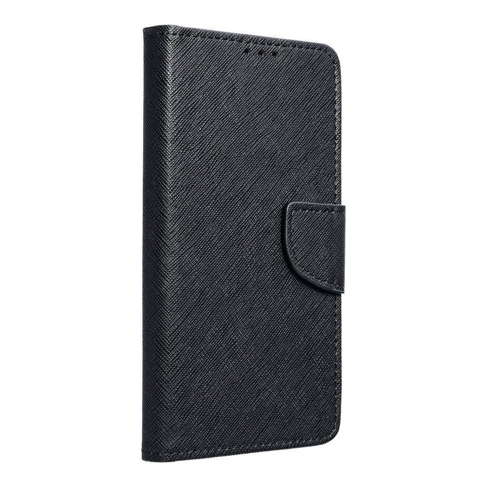 Pokrowiec etui z klapk na magnes Fancy Case czarne Xiaomi 13 Lite