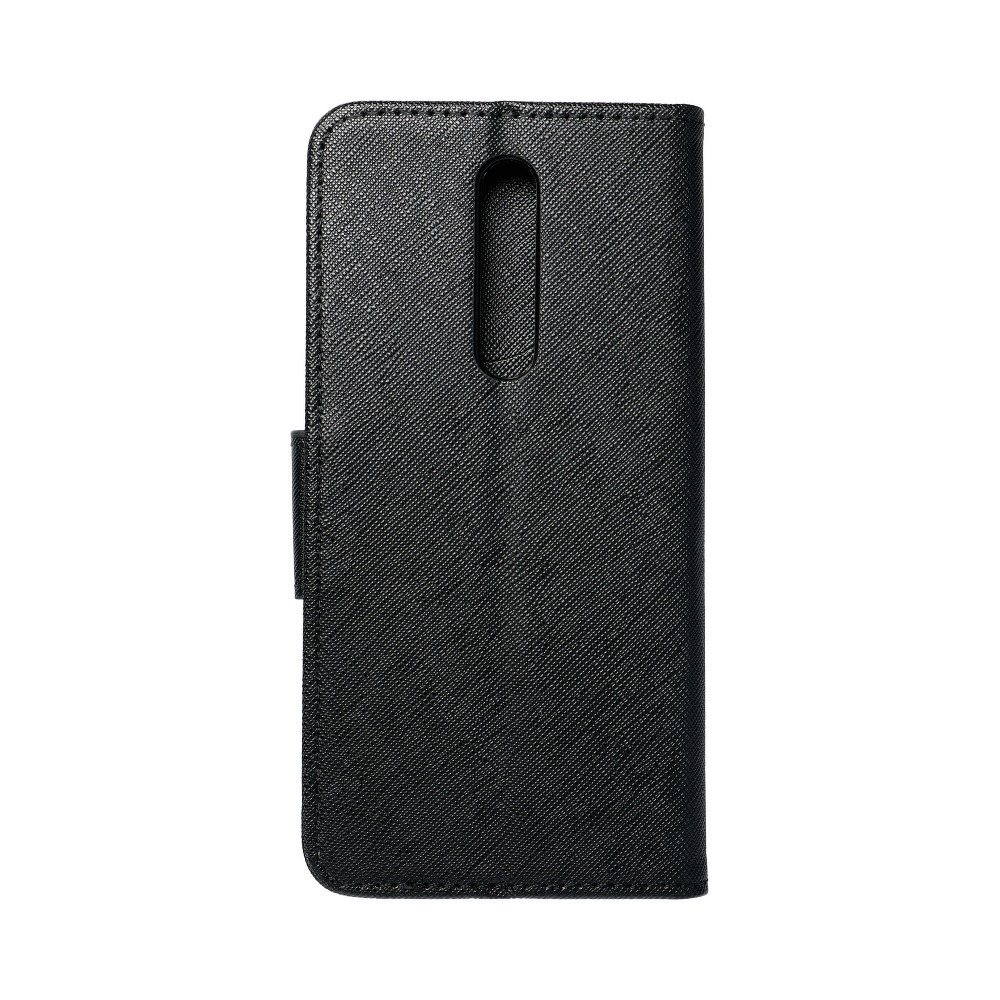 Pokrowiec etui z klapk na magnes Fancy Case czarne Xiaomi Mi 9T