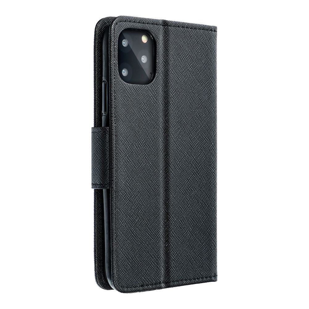 Pokrowiec etui z klapk na magnes Fancy Case czarne Xiaomi Redmi 10 5G / 6