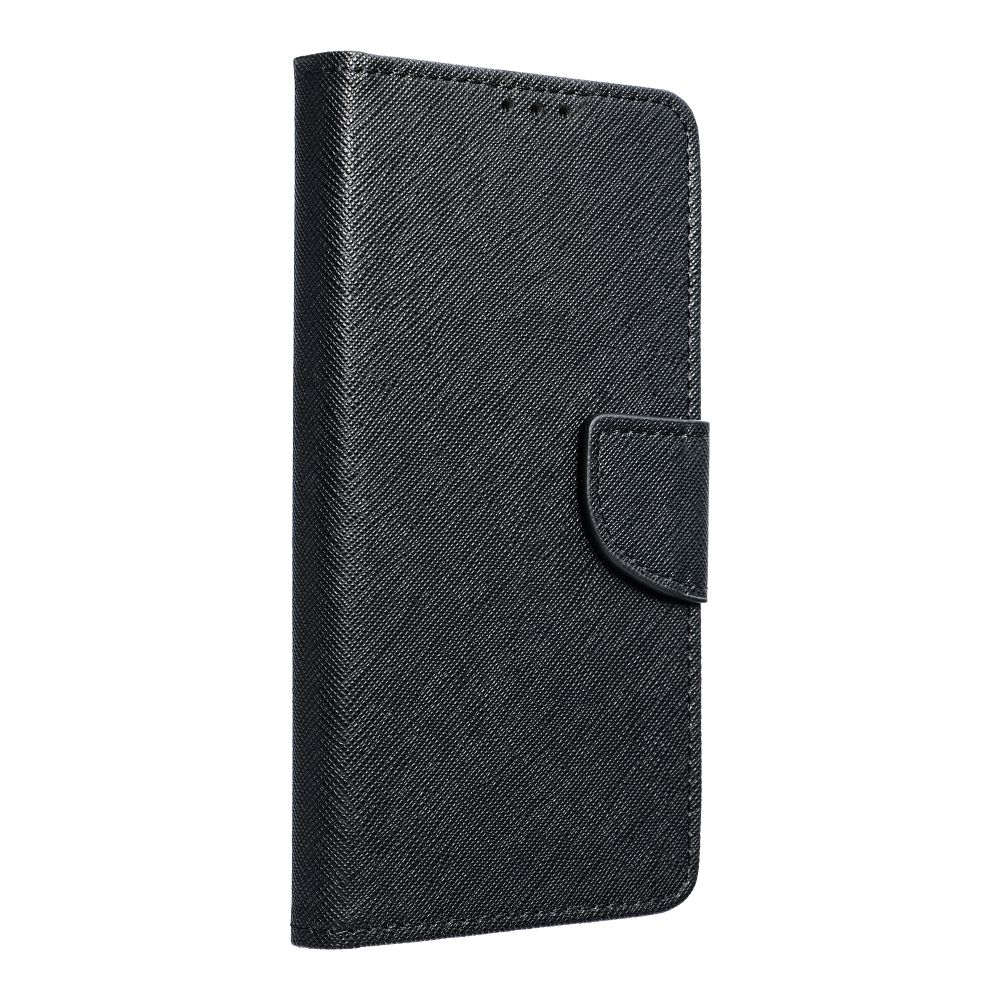 Pokrowiec etui z klapką na magnes Fancy Case czarne Xiaomi Redmi Note 13