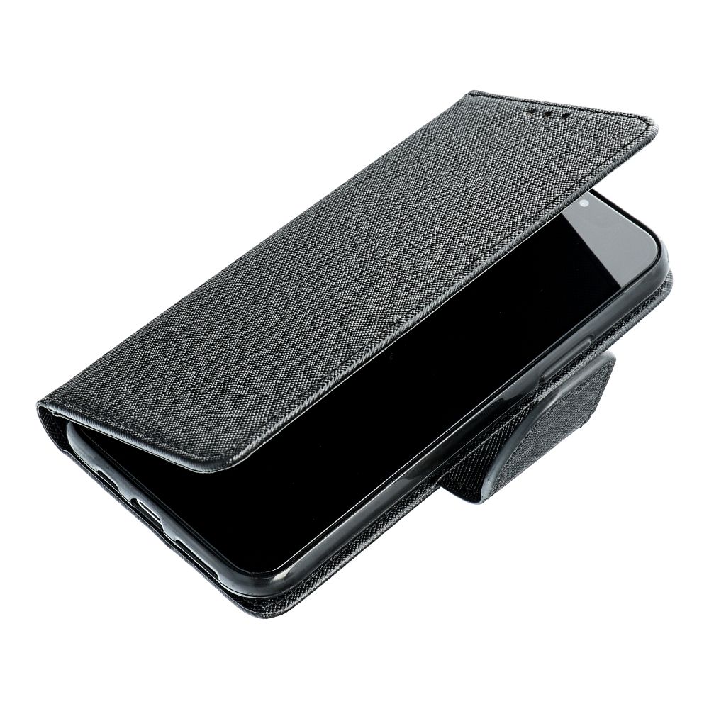 Pokrowiec etui z klapką na magnes Fancy Case czarne Xiaomi Redmi Note 13 / 3