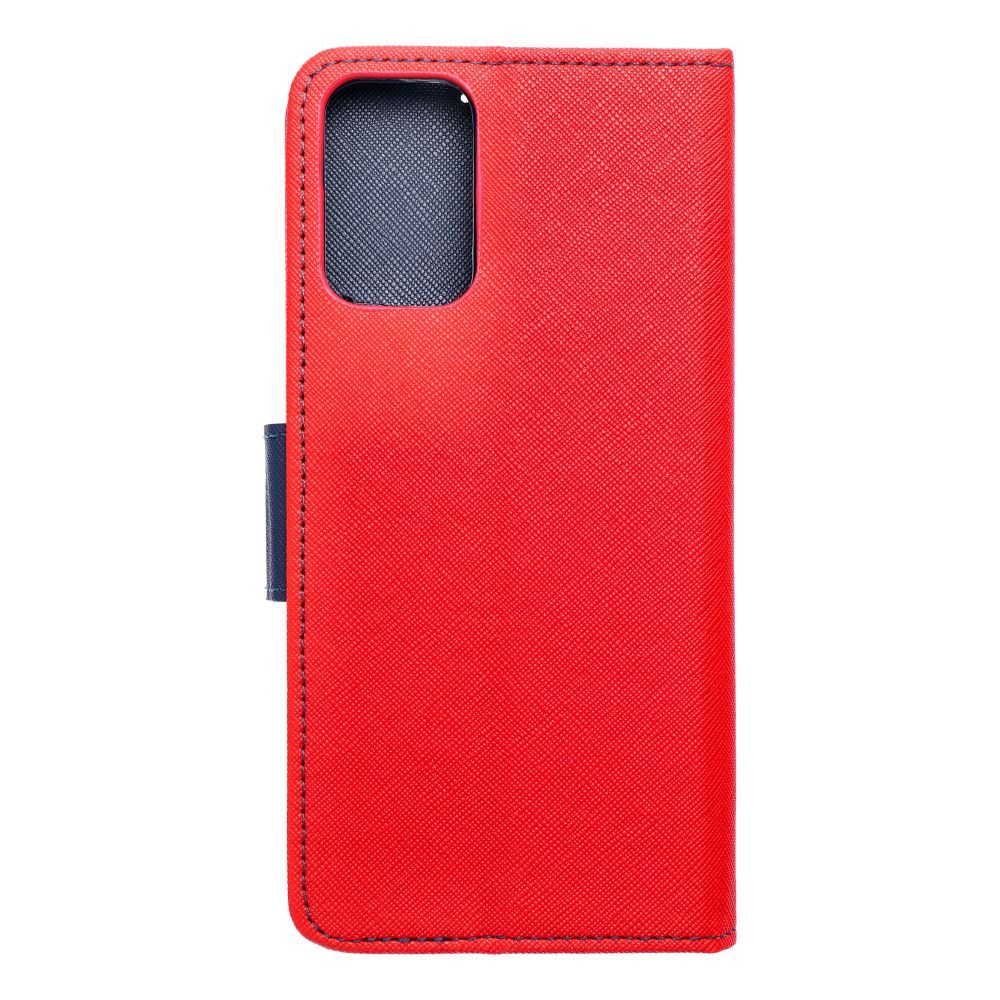 Pokrowiec etui z klapką na magnes Fancy Case czerwono-granatowe MOTOROLA Moto G35 5G / 10 Pokrowiec etui z klapką na magnes Fancy Case czerwono-granatowe MOTOROLA Moto G35 5G / 10