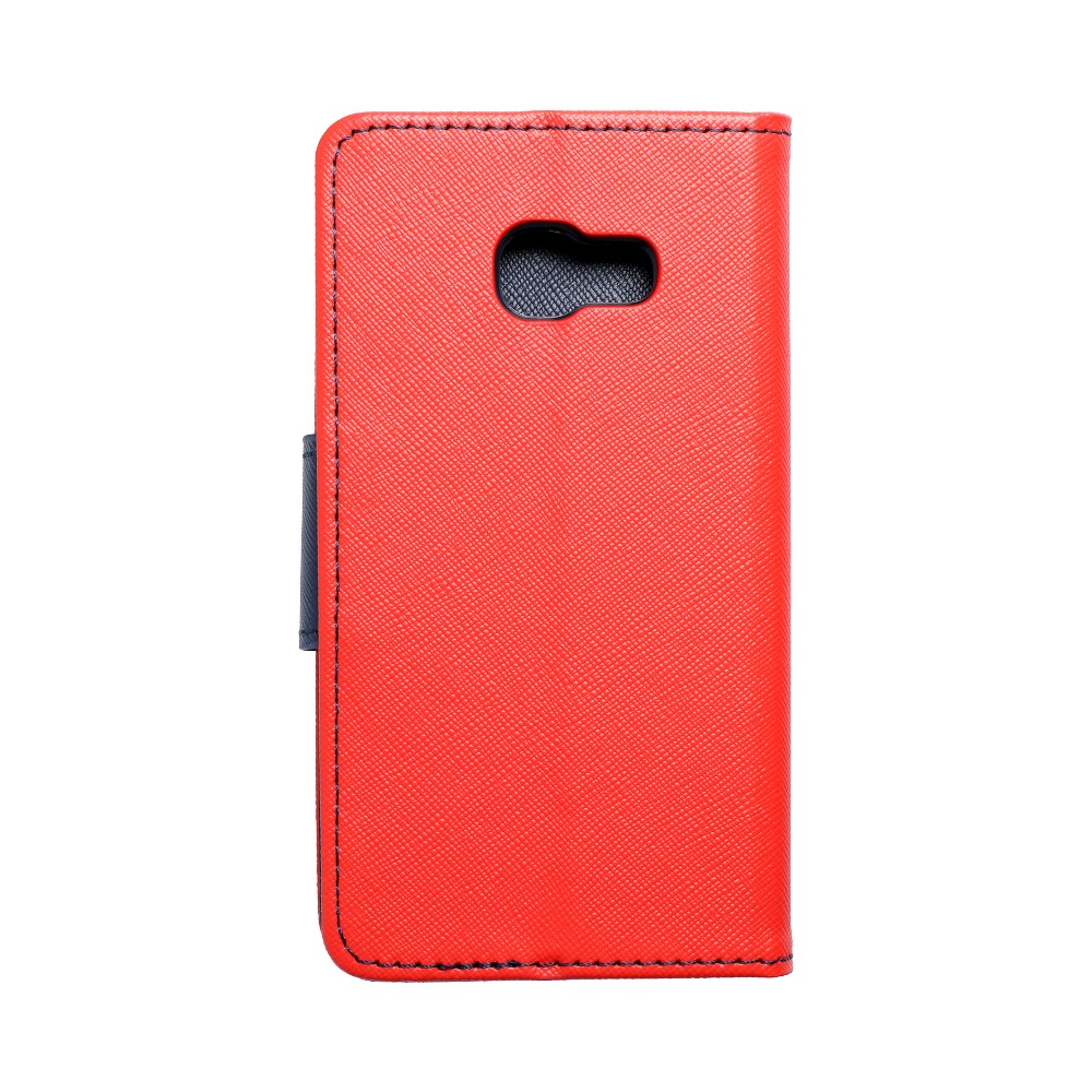 Pokrowiec etui z klapk na magnes Fancy Case czerwono-granatowe SAMSUNG Galaxy A3 (2017)