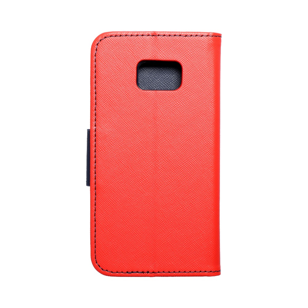 Pokrowiec etui z klapk na magnes Fancy Case czerwono-granatowe SAMSUNG Galaxy S7