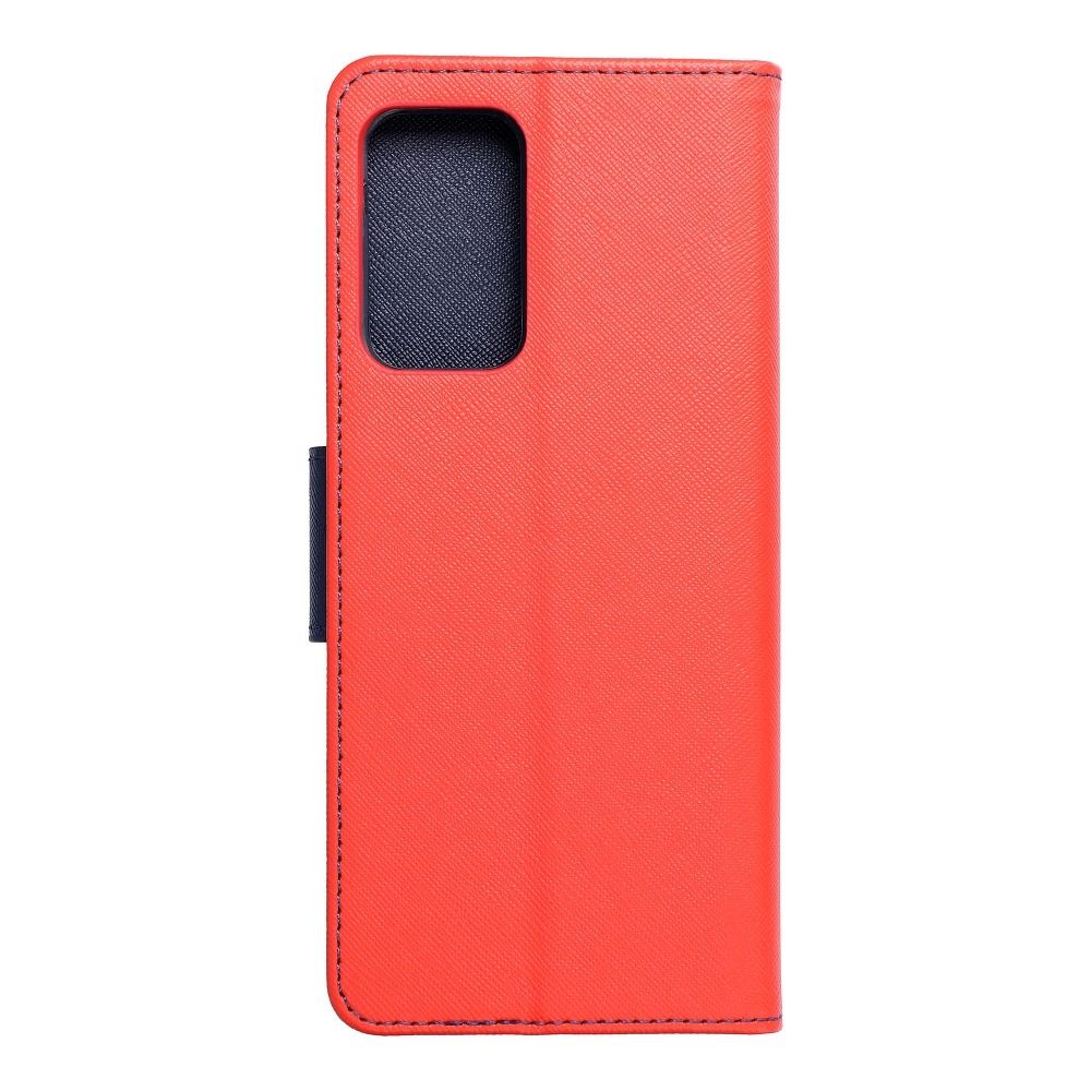 Pokrowiec etui z klapk na magnes Fancy Case czerwono-granatowe Xiaomi Redmi Note 11S 5G / 2