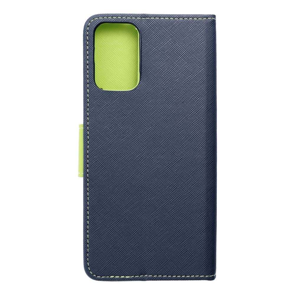 Pokrowiec etui z klapką na magnes Fancy Case granatowo-limonkowe MOTOROLA Moto G35 5G / 9 Pokrowiec etui z klapką na magnes Fancy Case granatowo-limonkowe MOTOROLA Moto G35 5G / 9