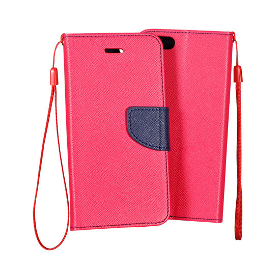 Pokrowiec etui z klapk na magnes Fancy Case rowo-granatowe Xiaomi Mi Note 10 Pro