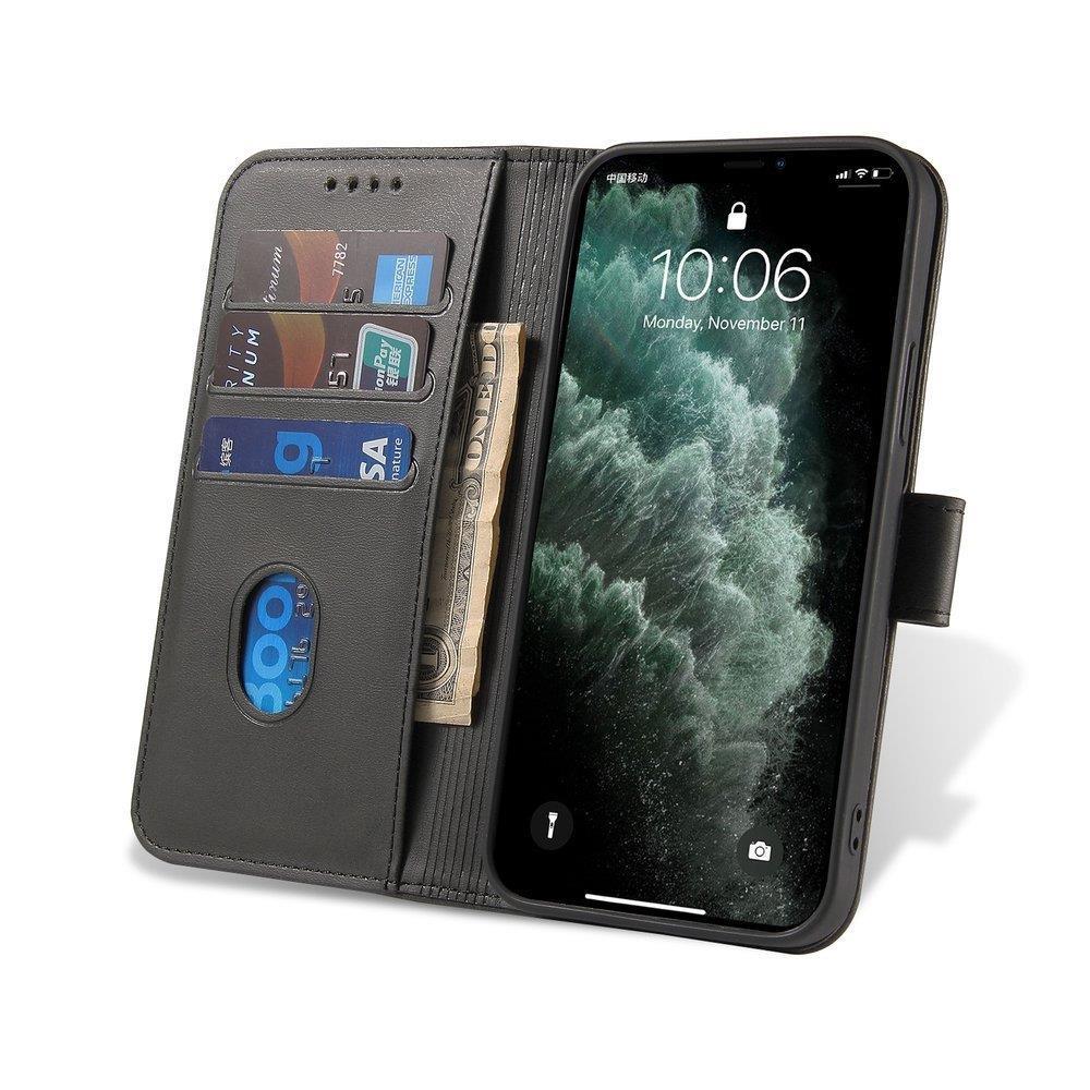 Pokrowiec etui z klapk na magnes Fancy Magnet czarne SAMSUNG Galaxy A52 LTE / 6
