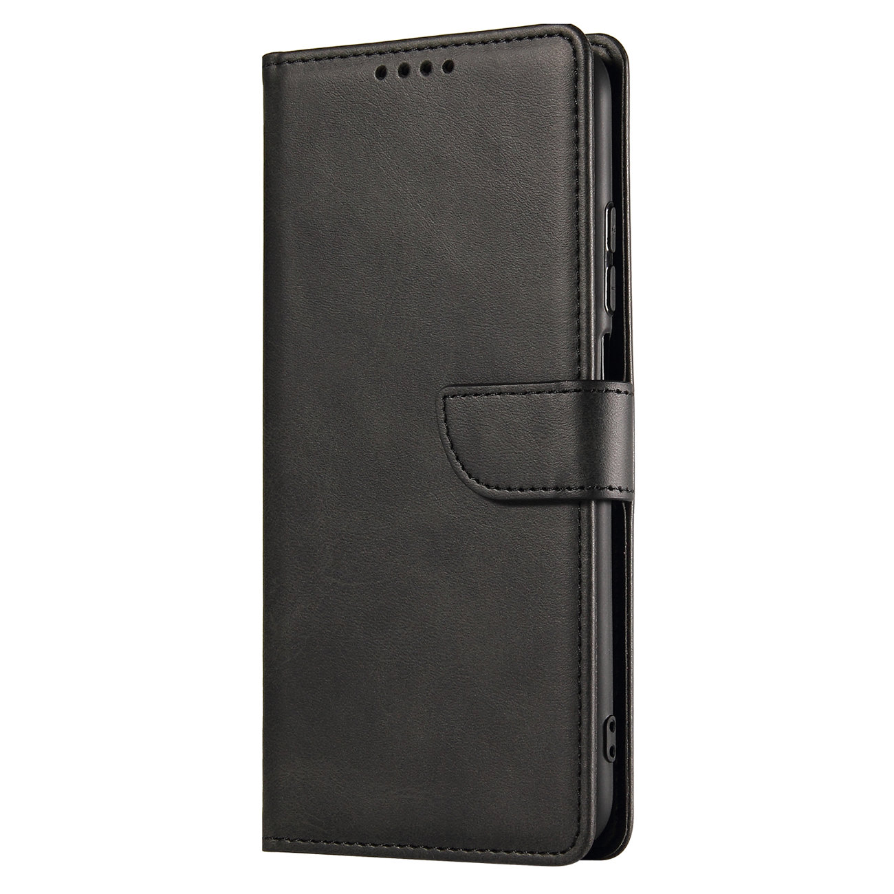 Pokrowiec etui z klapk na magnes Fancy Magnet czarne Xiaomi Redmi Note 10 5G / 2
