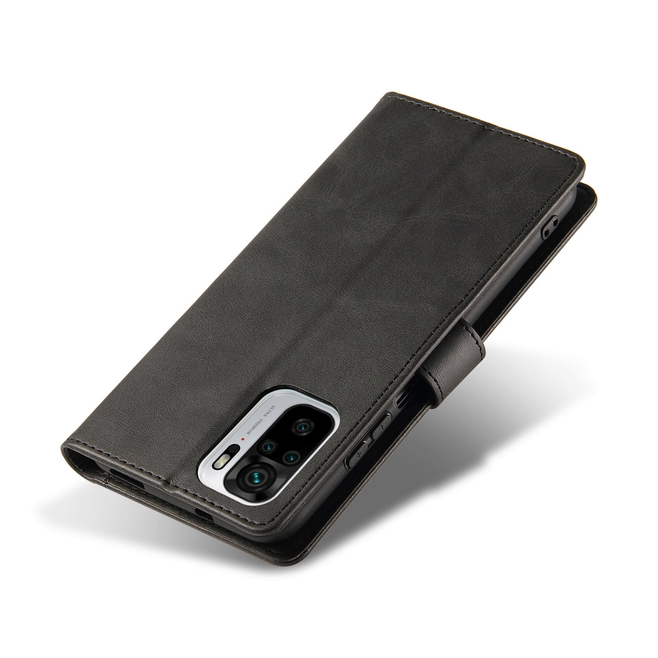 Pokrowiec etui z klapk na magnes Fancy Magnet czarne Xiaomi Redmi Note 10 5G / 4