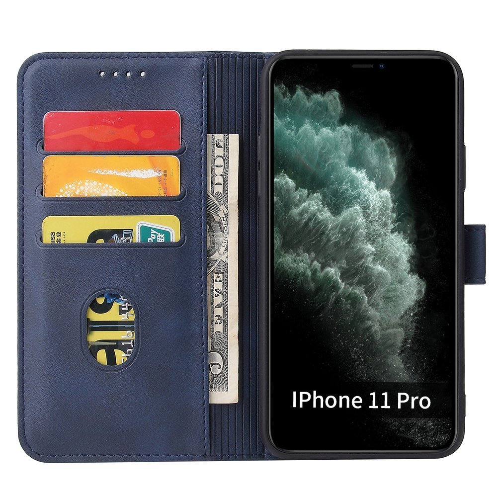 Pokrowiec etui z klapk na magnes Fancy Magnet niebieskie APPLE iPhone 11 Pro Max / 3