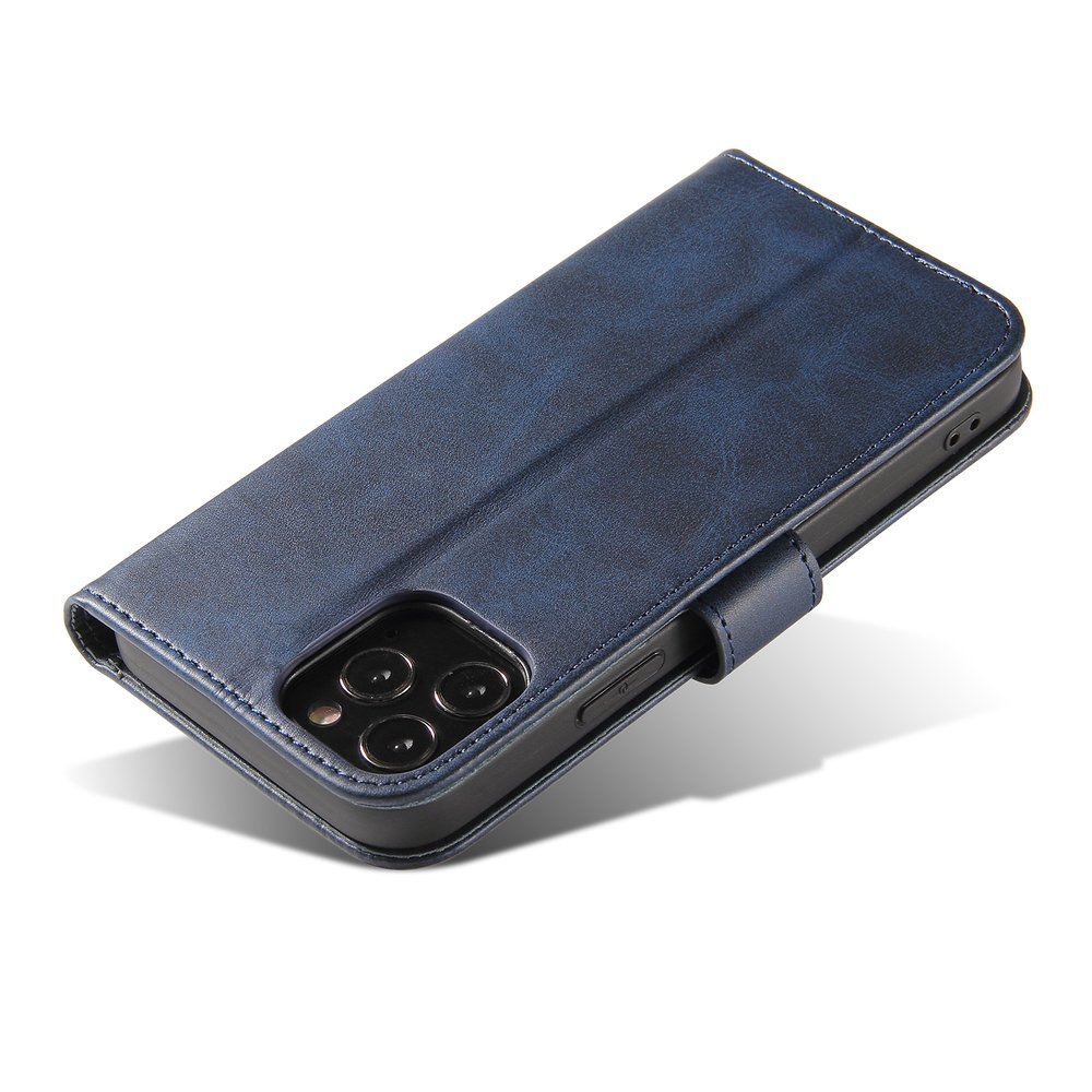 Pokrowiec etui z klapk na magnes Fancy Magnet niebieskie APPLE iPhone 12 Pro / 5
