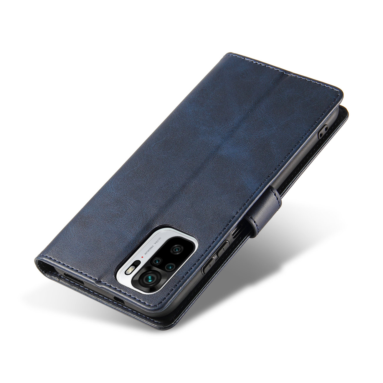 Pokrowiec etui z klapk na magnes Fancy Magnet niebieskie Xiaomi Redmi Note 10 5G / 4