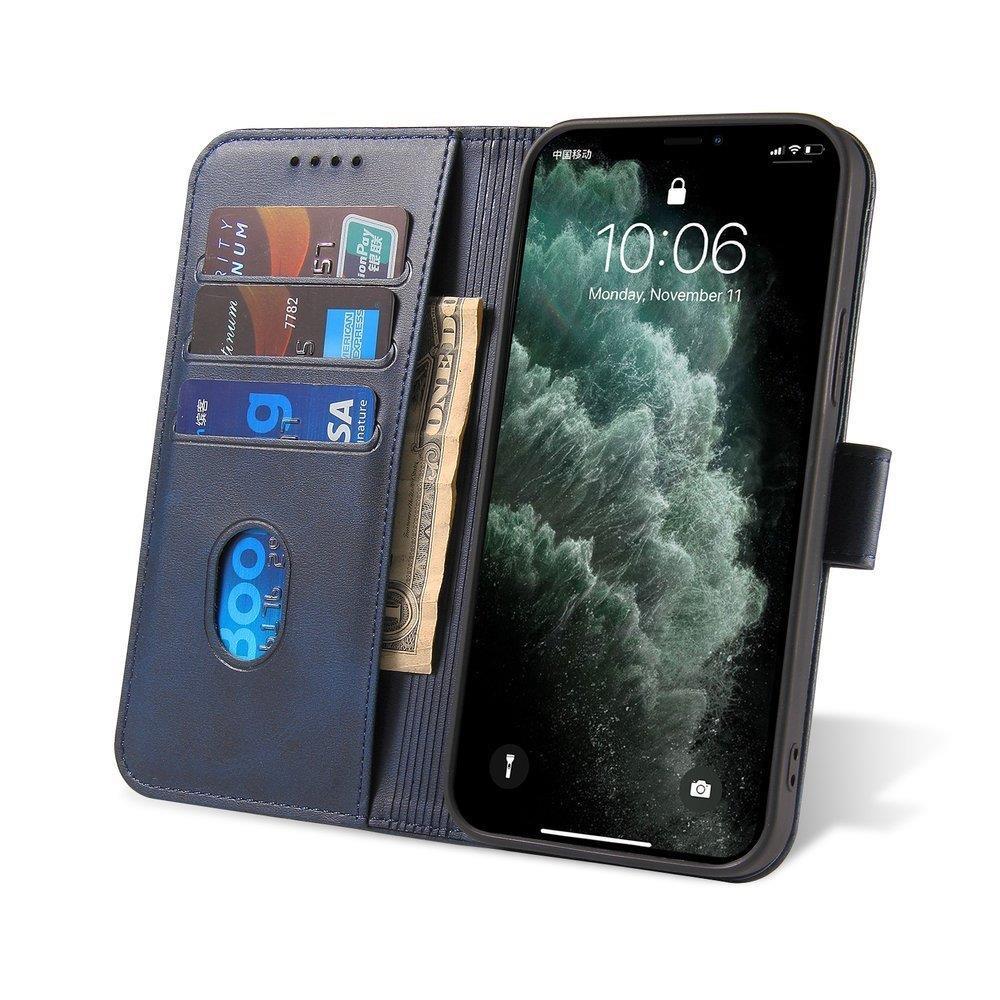 Pokrowiec etui z klapk na magnes Fancy Magnet niebieskie Xiaomi Redmi Note 11 Pro+ 5G / 6