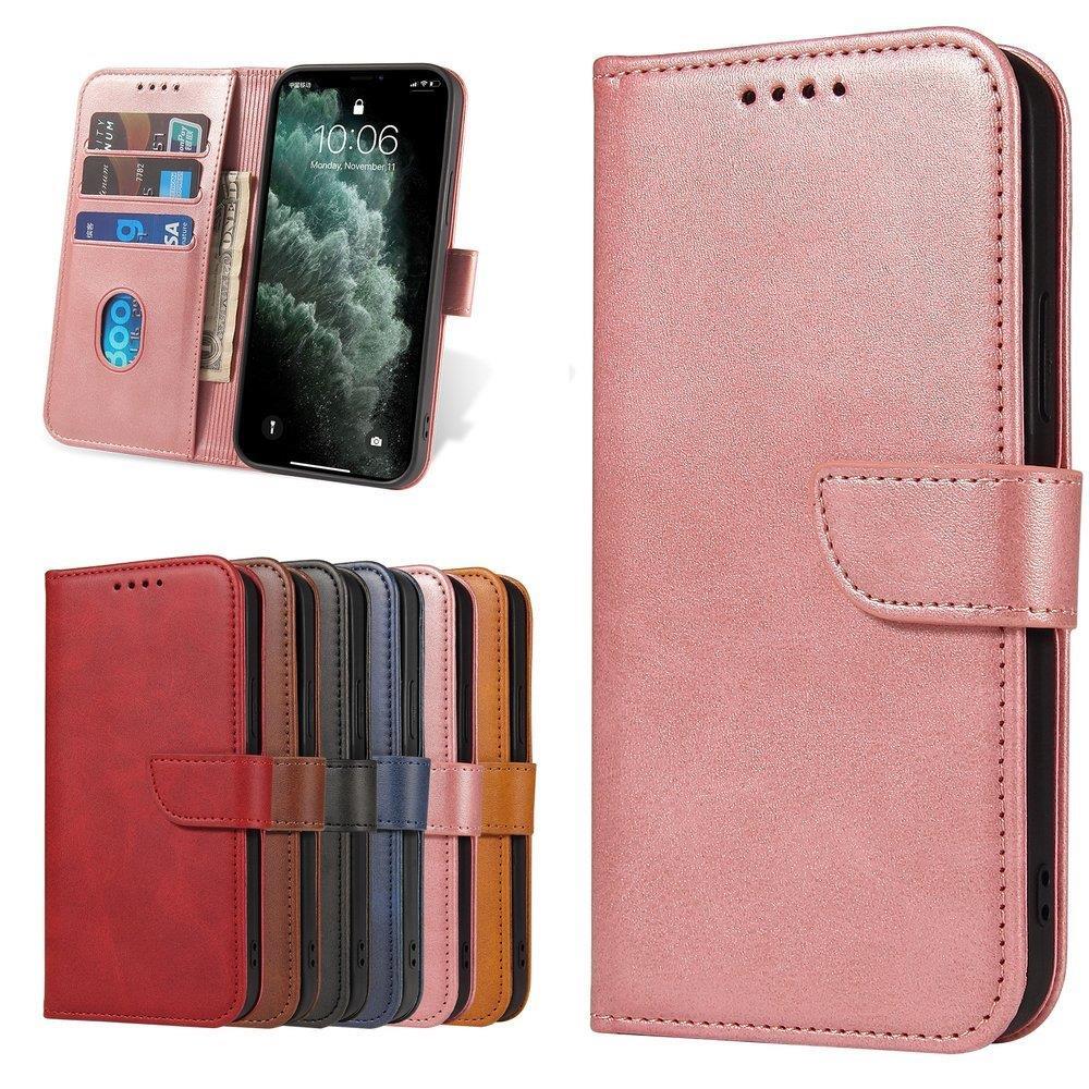 Pokrowiec etui z klapk na magnes Fancy Magnet rowe LG K42 / 9