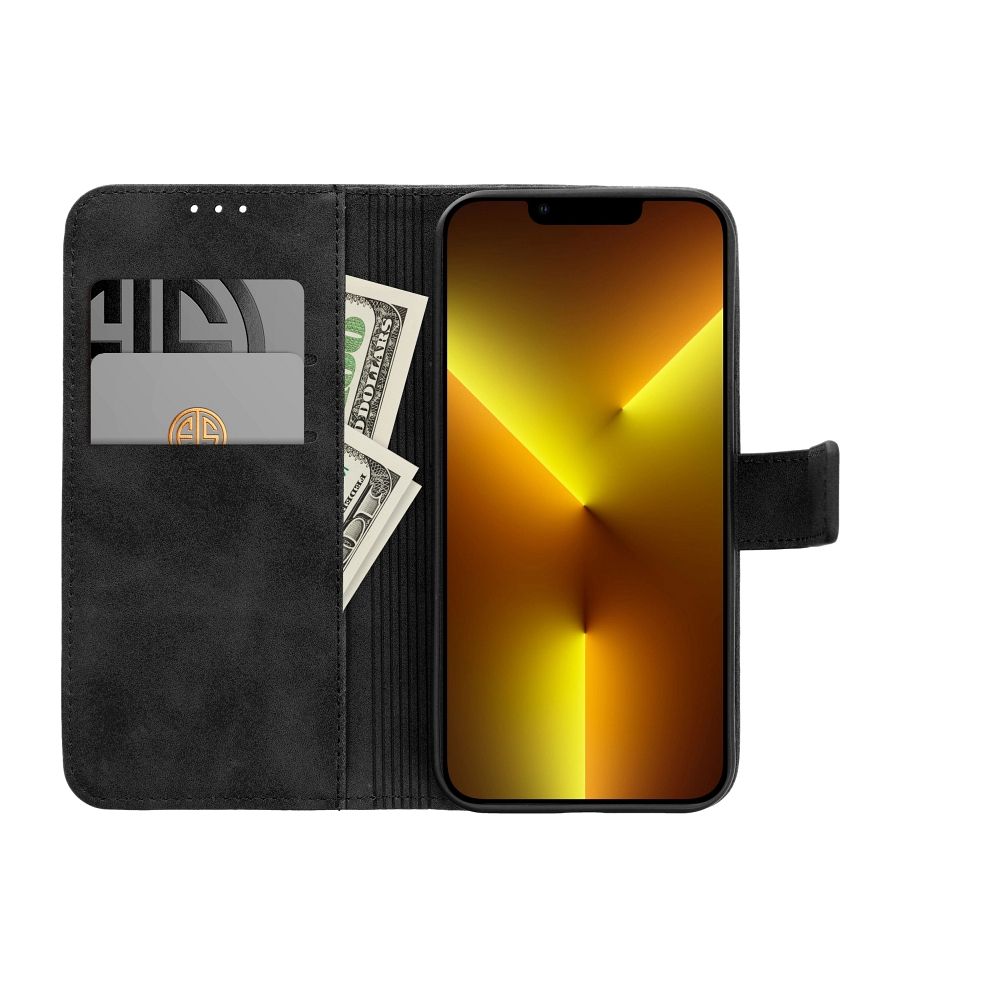 Pokrowiec etui z klapk na magnes Tender Book czarne SAMSUNG Galaxy A05s / 2