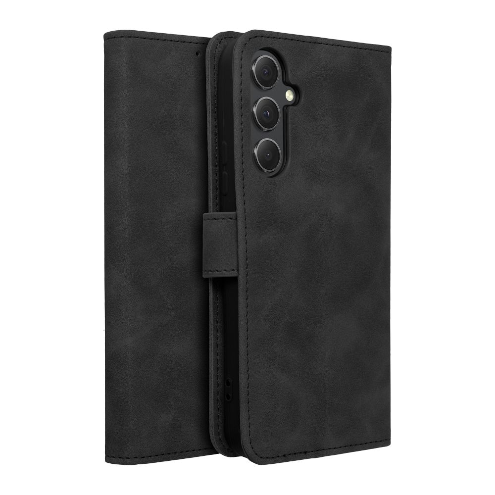 Pokrowiec etui z klapk na magnes Tender Book czarne SAMSUNG Galaxy A54 5G / 3