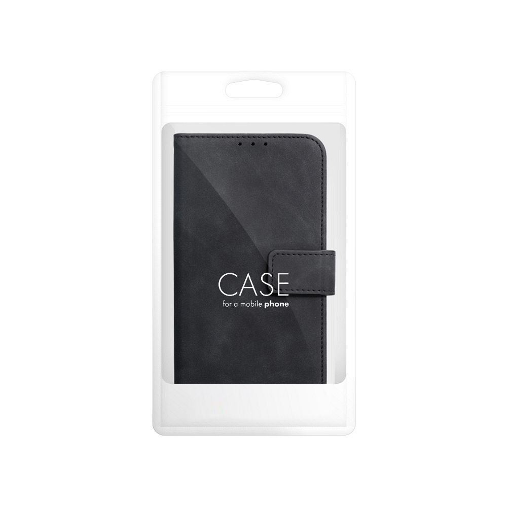 Pokrowiec etui z klapk na magnes Tender Book czarne Xiaomi 13 Lite / 9