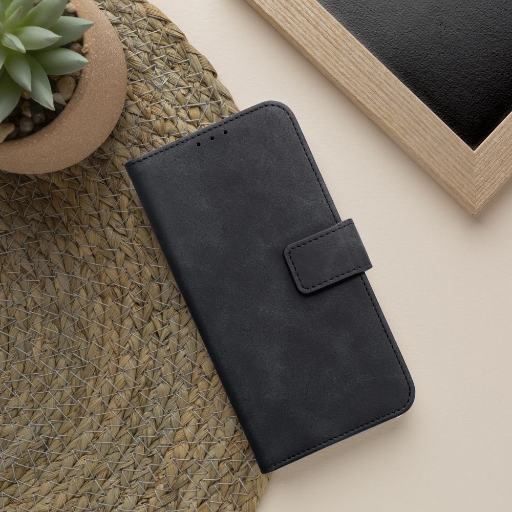 Pokrowiec etui z klapk na magnes Tender Book czarne Xiaomi 13T Pro / 3