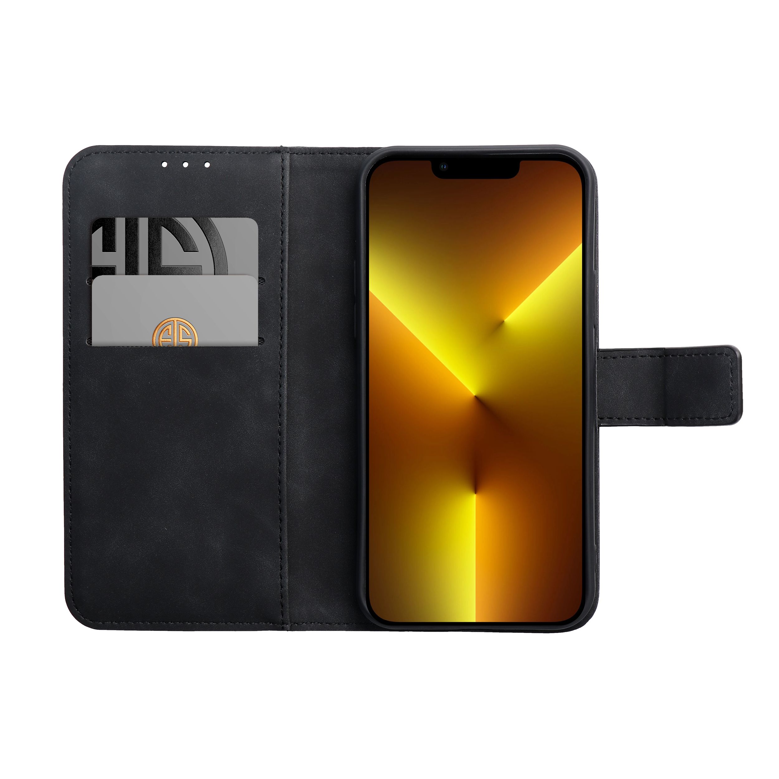 Pokrowiec etui z klapk na magnes Tender Book czarne Xiaomi Redmi 10C / 4