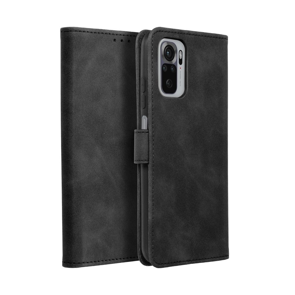 Pokrowiec etui z klapk na magnes Tender Book czarne Xiaomi Redmi Note 11 Pro / 2