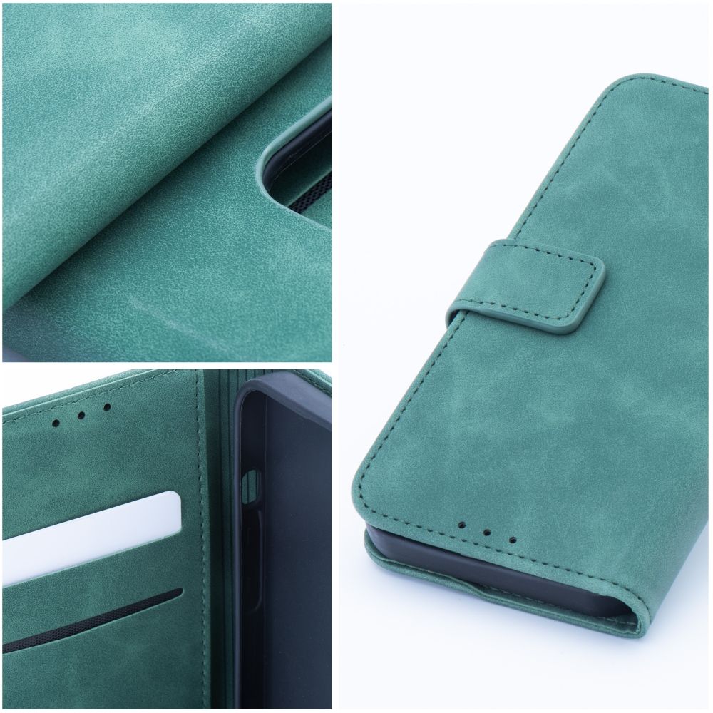 Pokrowiec etui z klapk na magnes Tender Book zielone SAMSUNG Galaxy A32 LTE / 11